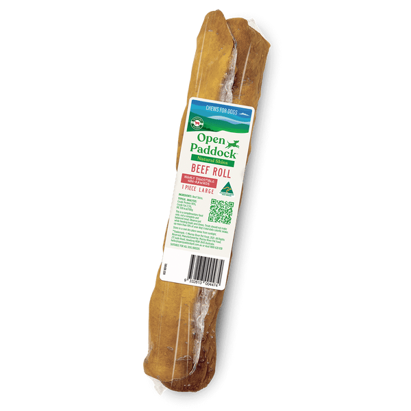 Natural Skins Large Beef Roll for Dogs 1pc