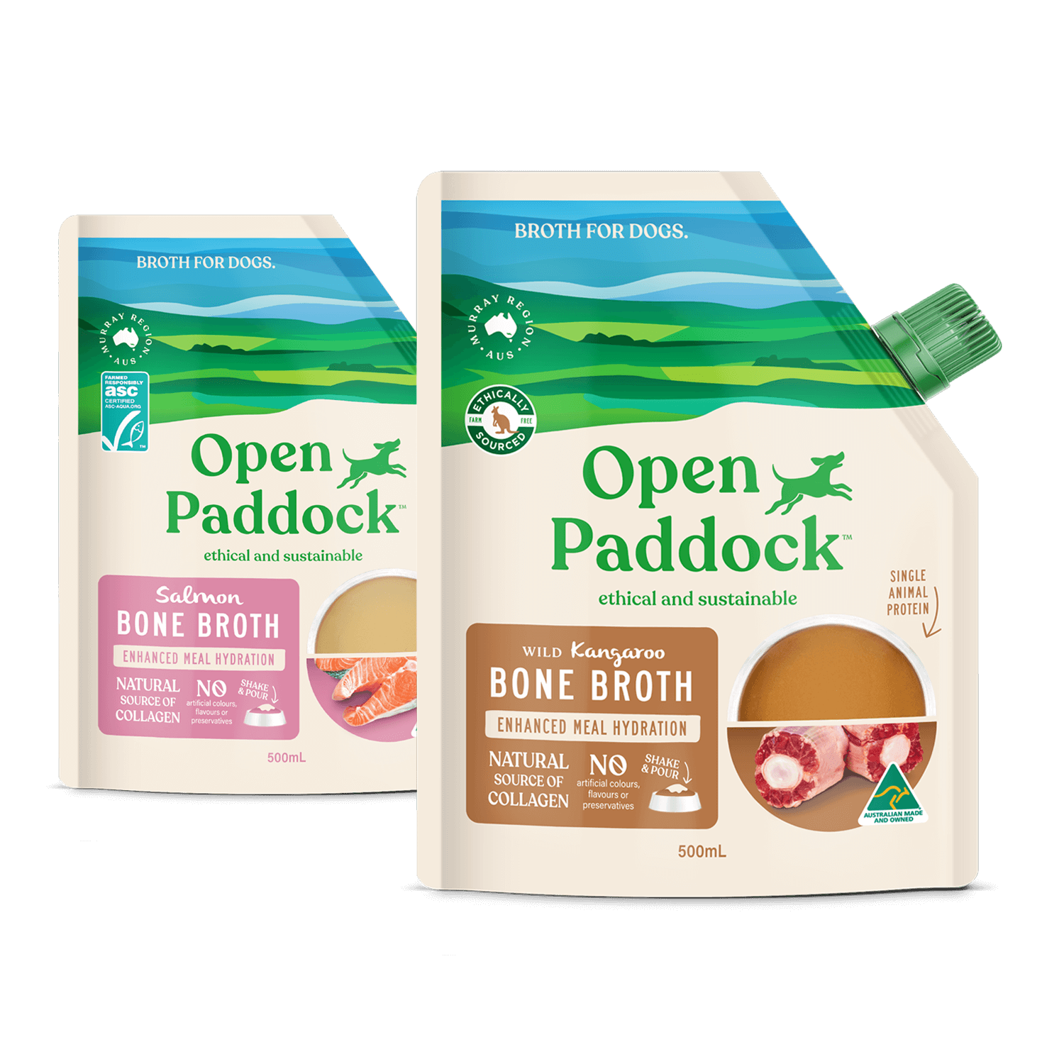 Hearty, Australian bone broths for dogs OPEN PADDOCK™