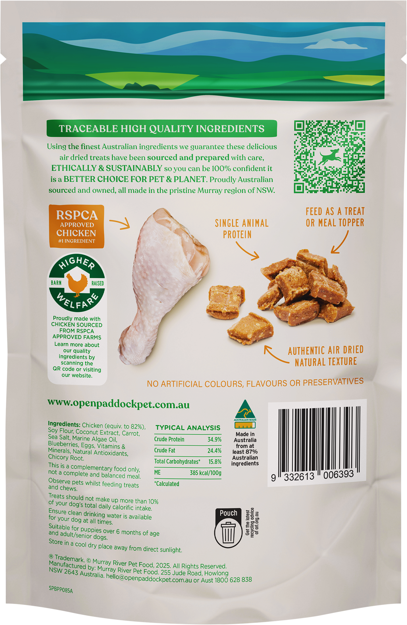 Air Dried Higher Welfare Chicken Treats