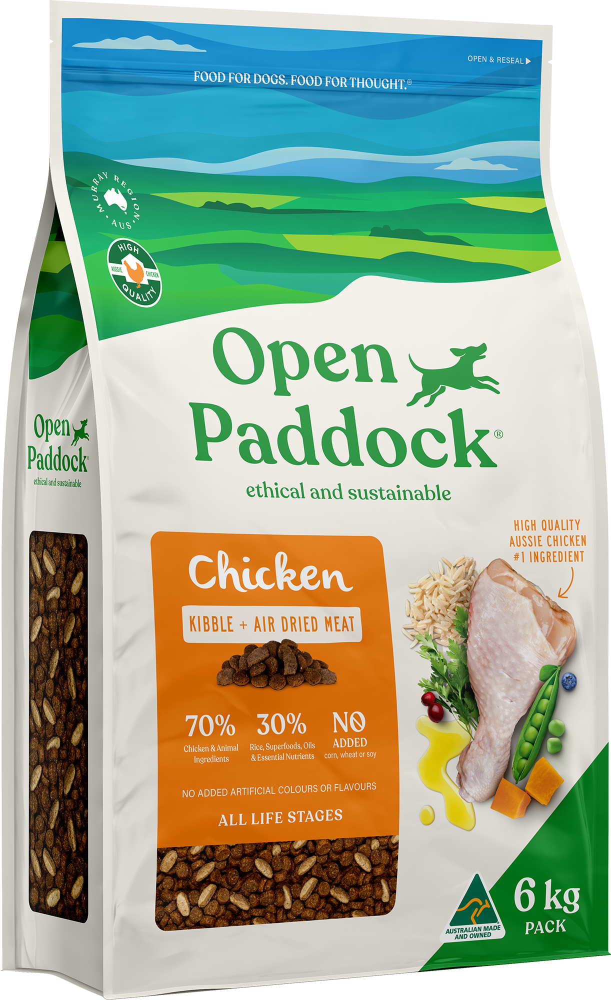 Australian, ethical and sustainable dog food | OPEN PADDOCK™