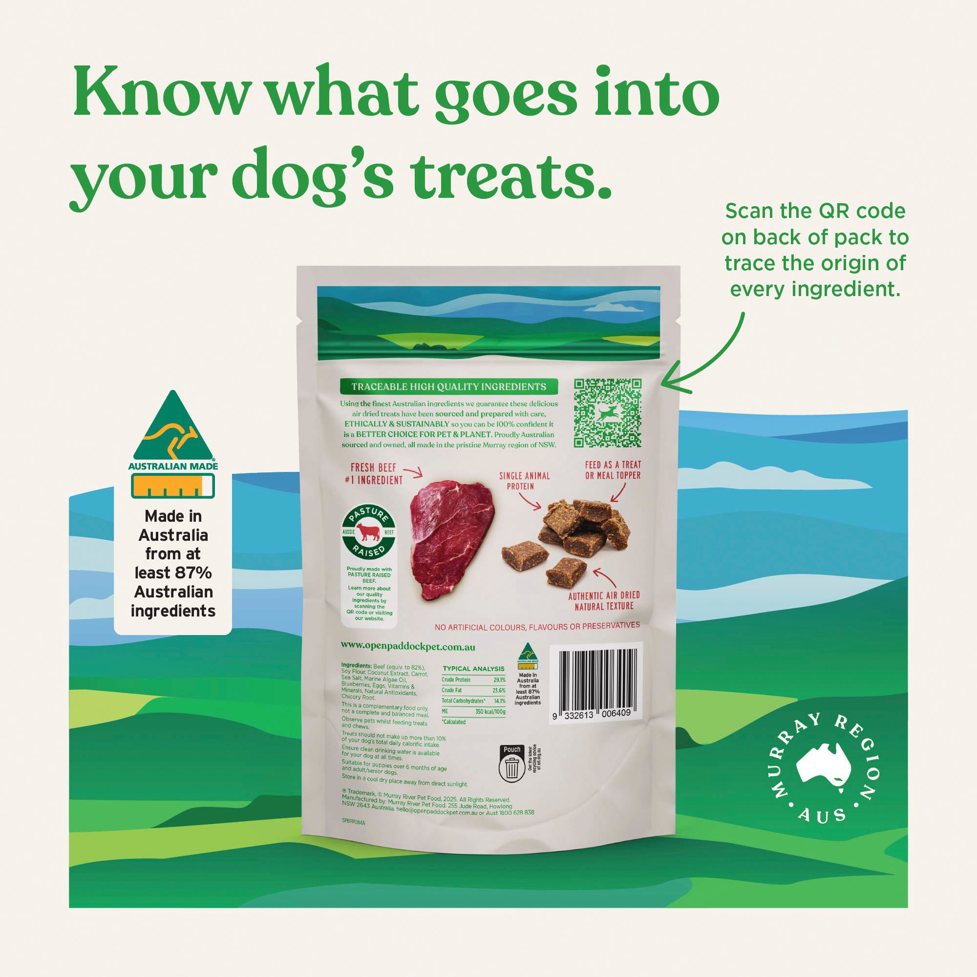 Air Dried Pasture Raised Beef Treats