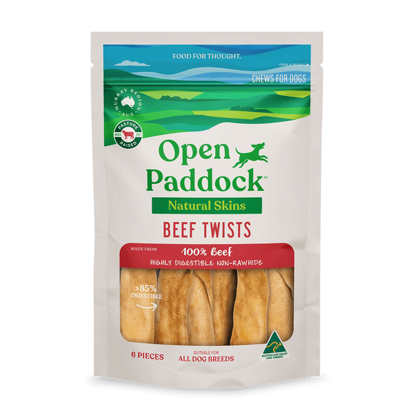 Natural Skins Beef Twists for Dogs 6pcs