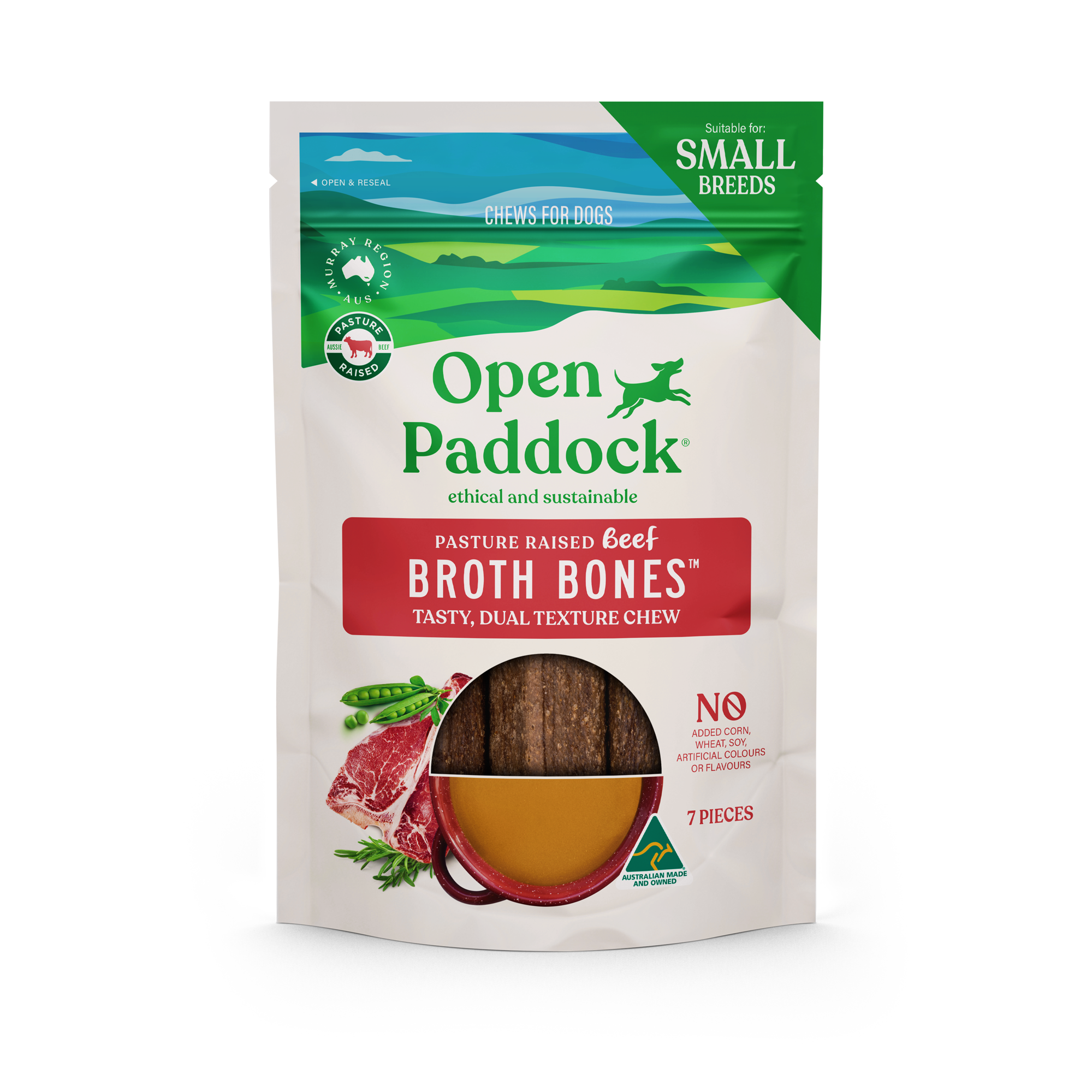 Pasture Raised Beef Broth Bones for Small Breeds OPEN PADDOCK