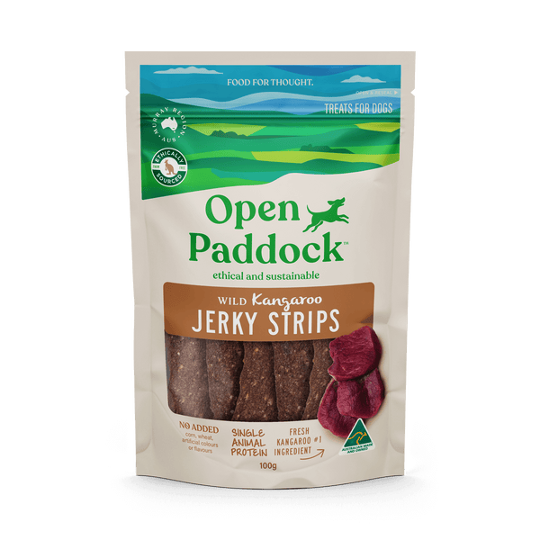 Wild Kangaroo Jerky Strips for Dogs