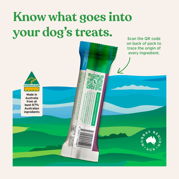 Higher Welfare Turkey Air-Dried Snack Sticks for Dogs