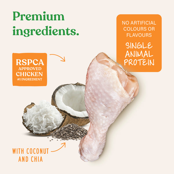 Training Treats: Higher Welfare Chicken with Coconut & Chia